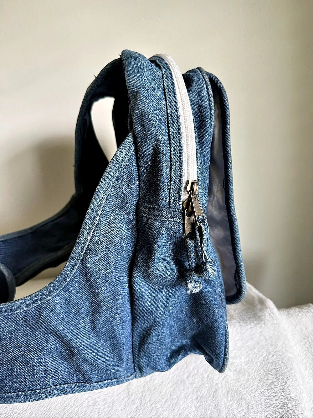 Denim Winnie The Pooh Crossbody Y2K backpack - Picture 9 of 16
